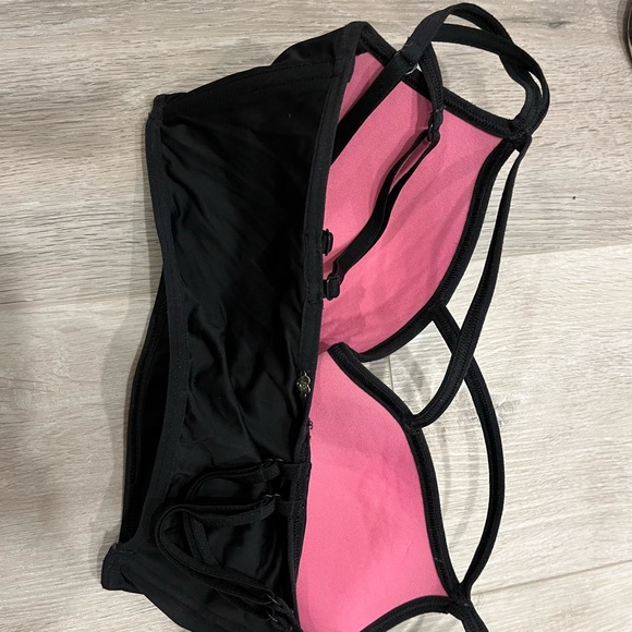 PINK padded bra top - size small - Picture 2 of 3